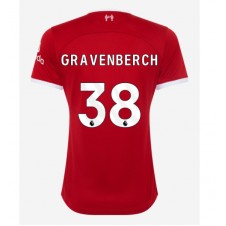 Liverpool Ryan Gravenberch #38 Hjemmedrakt Kvinner 2023-24 Kortermet